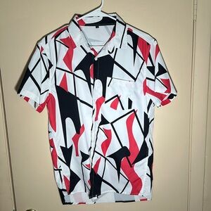 Fun Button Up Print shirt